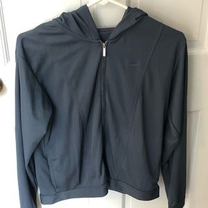 Gray Nike hoodie euc